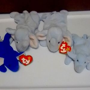 TY beanie baby set